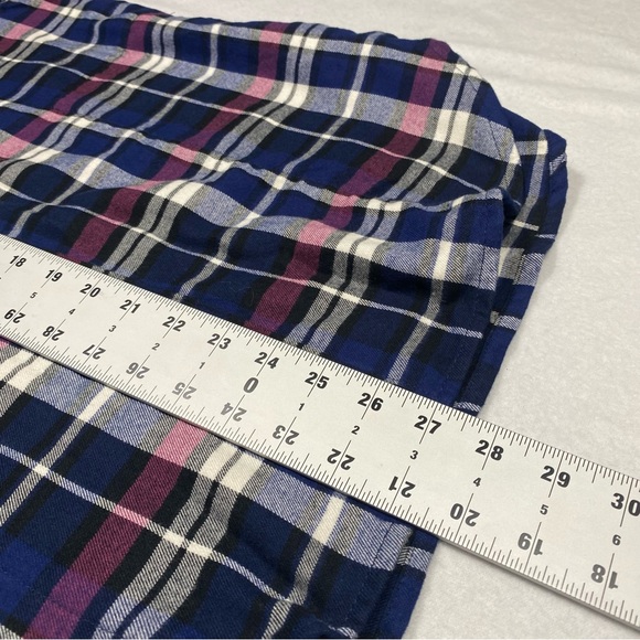 Jachs Girlfriend Super Soft Button Down Plaid Flannel Shirt Size Medium #1083 - Picture 6 of 8